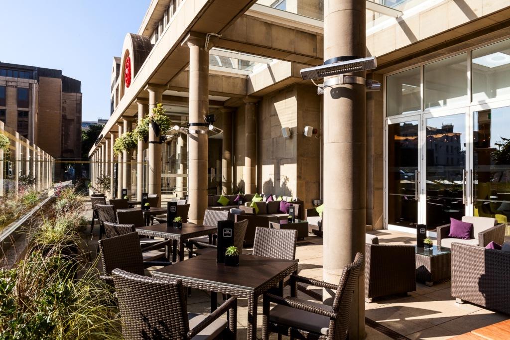 Barbecue on the terrace Q360 Blog Edinburgh Scotland. Quartermile's